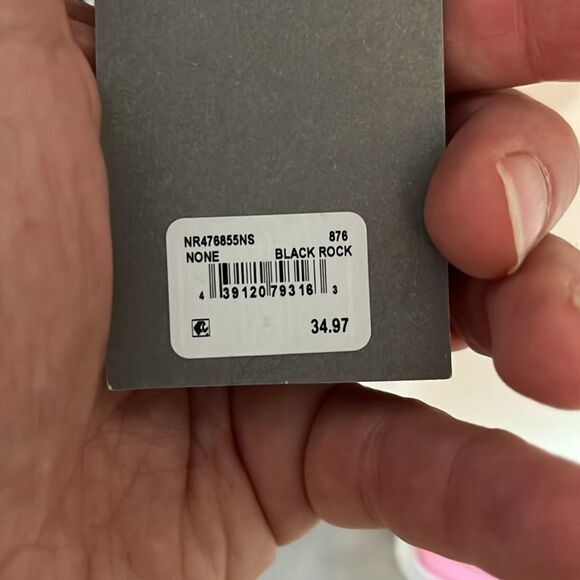 NWT New Nordstrom Rack 100% Cashmere Black Rock fronted 10” wide winter Scarf - Picture 6 of 6